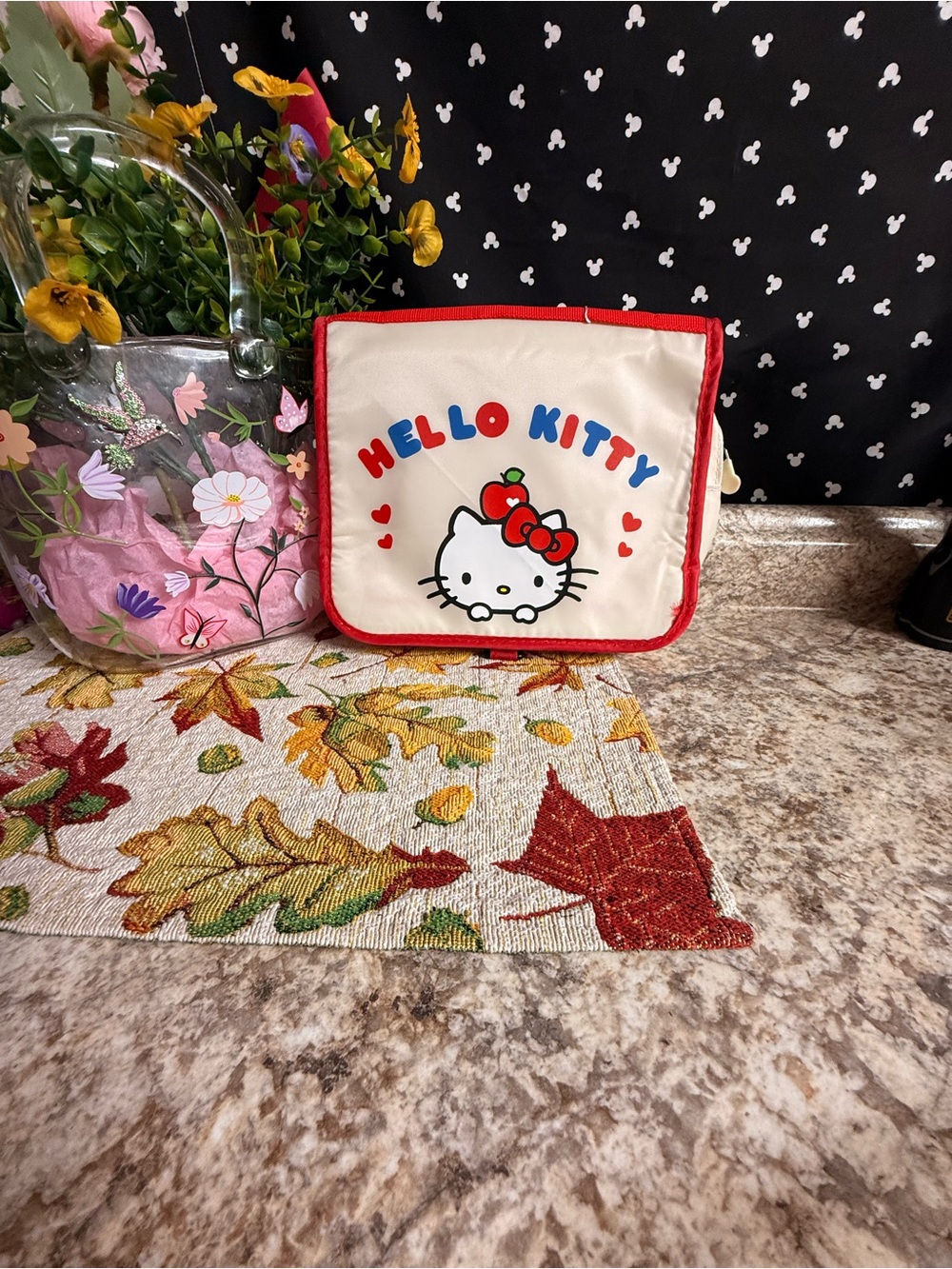 Hello Kitty Cream and Red Kids Shoulder Bag